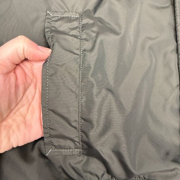 Men's TOMMY HILFIGER Olive Flight Bomber Jacket Sweatshirt- Size Large - Picture 9 of 14